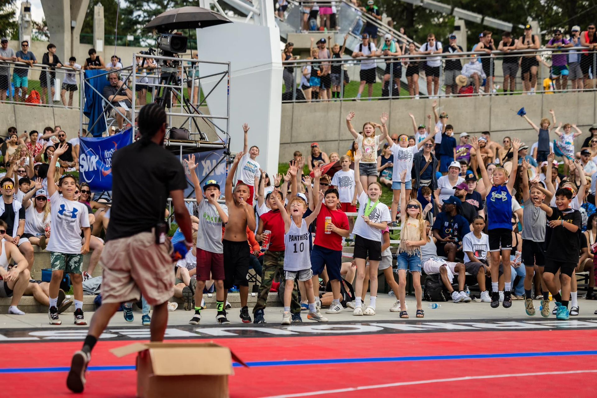 World's largest outdoor 3-on-3 basketball tournament, world record in Spokane, Washington
