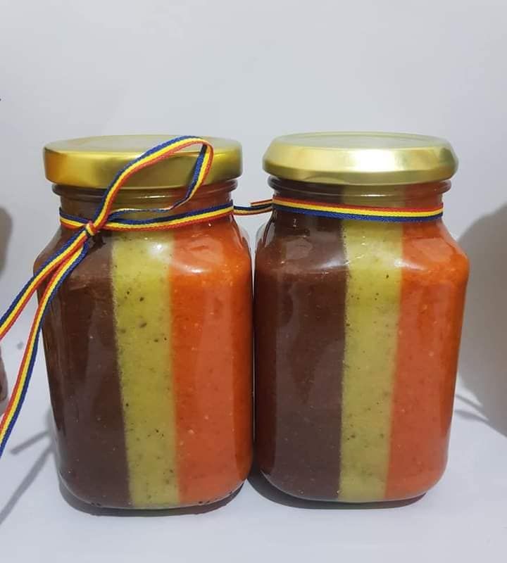 World's first honey jar with three vertical layers, world record in Botosani, Romania
