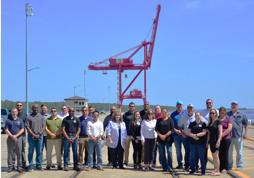 World’s largest military terminal, world record in Southport, North Carolina
