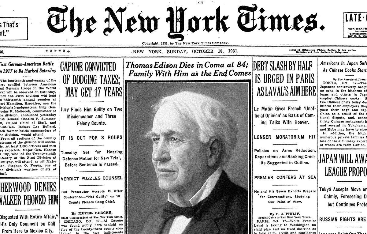 World's largest collection of Edison inventions, world record in New Jersey
