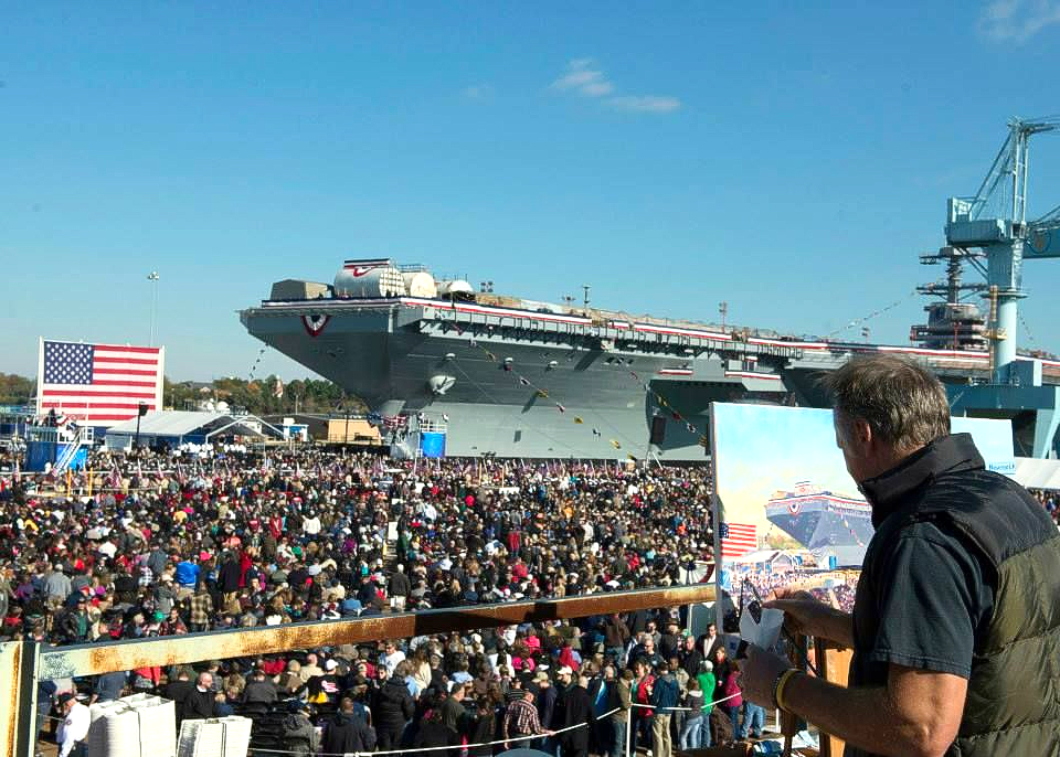 World's Largest Warship, world record set by the USS Gerald R. Ford