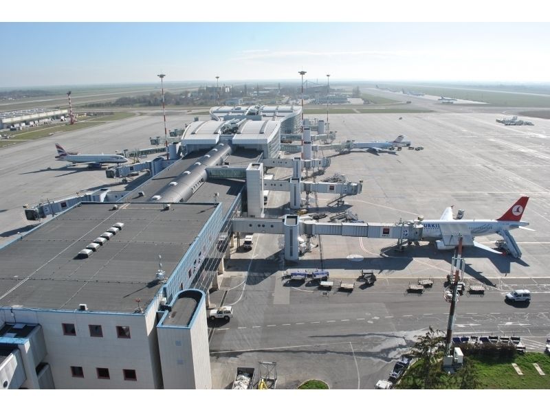 World's First Guitar-Shaped Airport Terminal, Henri Coandă International Airport sets world record World's First Guitar-Shaped Airport Terminal, Henri Coandă International Airport sets world record