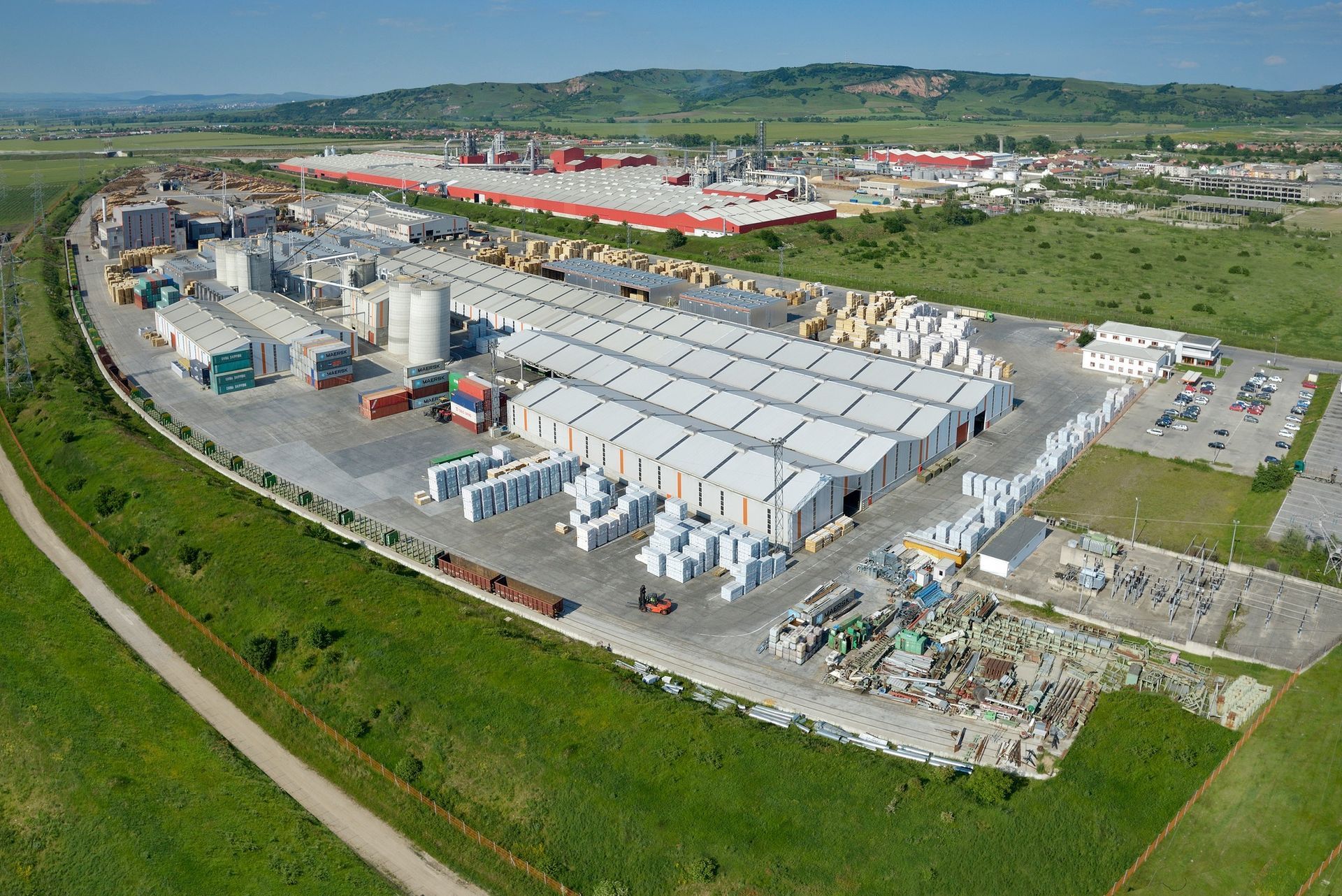 World's Largest Blockboard Factory, world record in Comănești, Romania World's Largest Blockboard Factory, world record in Comănești, Romania