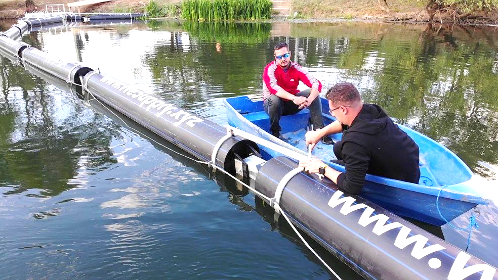World's First Automatic River Cleaning System, world record in Oradea, Romania World's First Automatic River Cleaning System, world record in Oradea, Romania