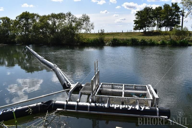 World's First Automatic River Cleaning System, world record in Oradea, Romania
