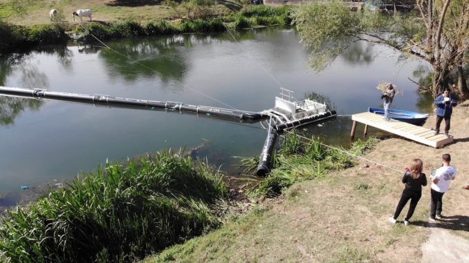 World's First Automatic River Cleaning System, world record in Oradea, Romania World's First Automatic River Cleaning System, world record in Oradea, Romania
