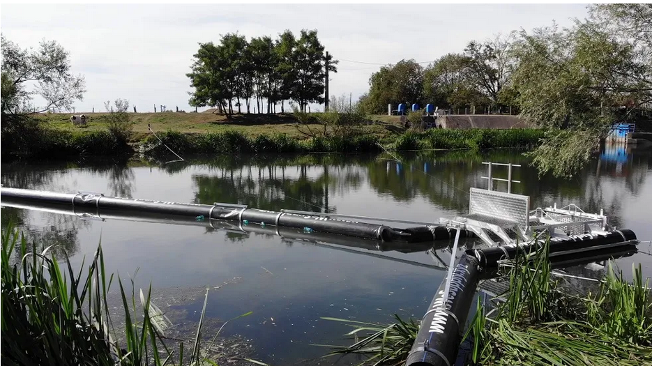 World's First Automatic River Cleaning System, world record in Oradea, Romania World's First Automatic River Cleaning System, world record in Oradea, Romania