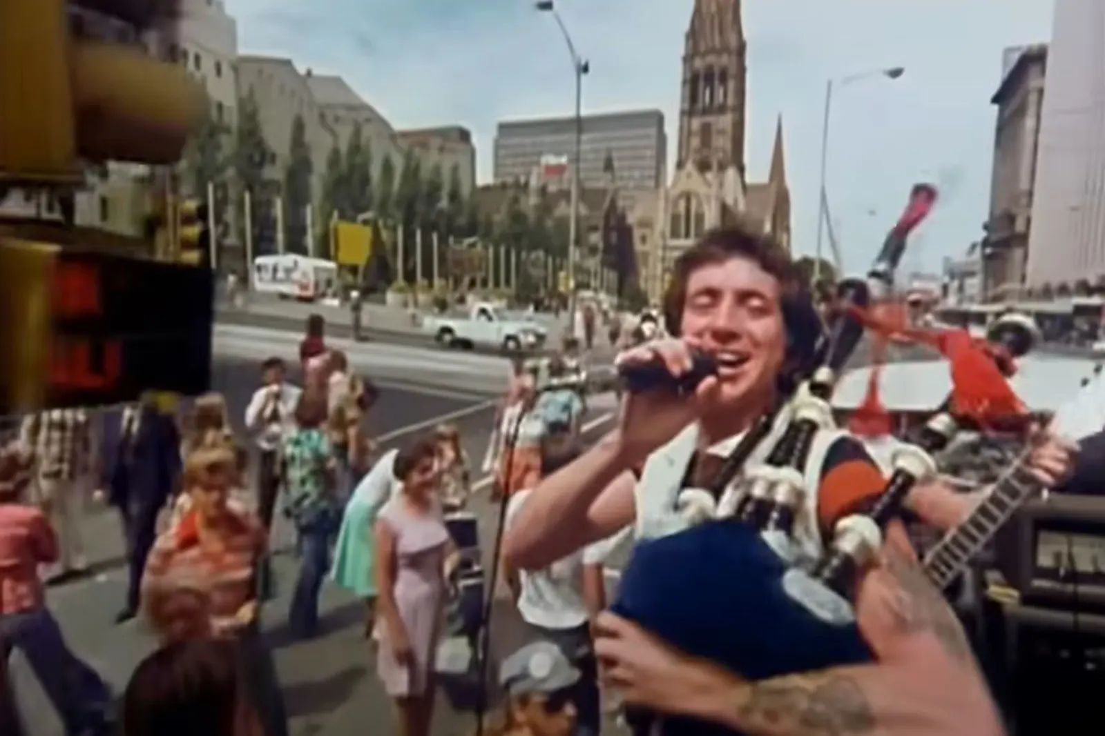 World's Largest Bagpipe Ensemble, world record in Melbourne, Australia
