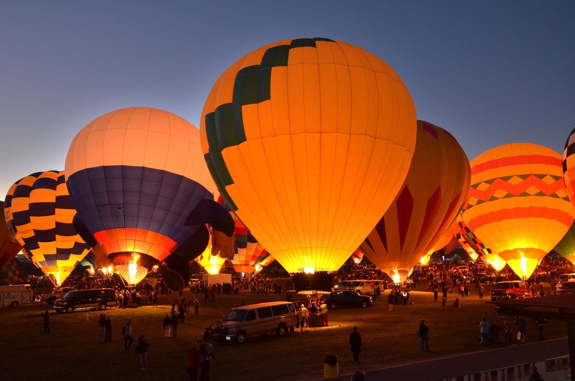 World's Largest Hot Air Balloon Festival, world record in Albuquerque, New Mexico
