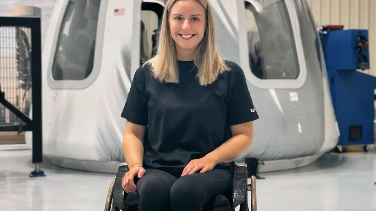 World's first wheelchair user to travel to space, Michaela Benthaus sets world record World's first wheelchair user to travel to space, Michaela Benthaus sets world record