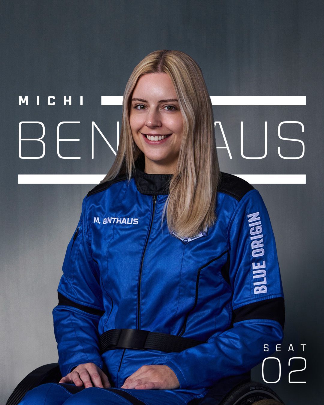 World's first wheelchair user to travel to space, Michaela Benthaus sets world record World's first wheelchair user to travel to space, Michaela Benthaus sets world record