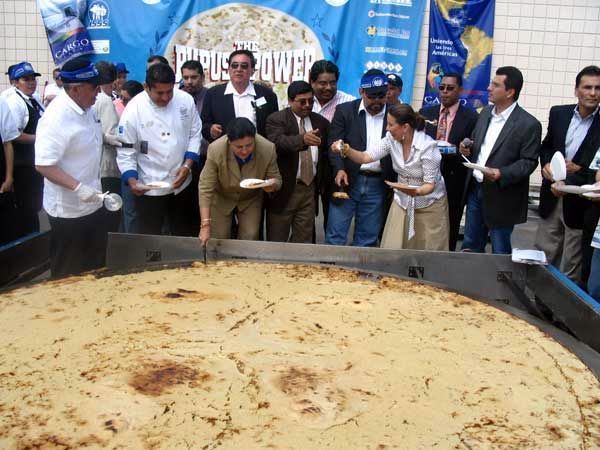 Largest pupusa world record set by Gastronomical Festival 