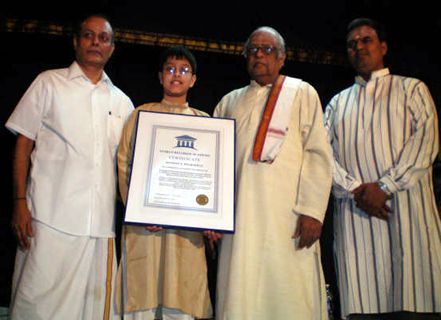 Youngest Person Performing Carnatic Music on the Violin: World Record set by Sandeep N Bharadwaj