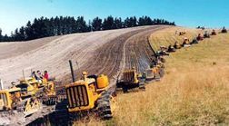   Largest number of crawler tractors -world record set by Otago Club