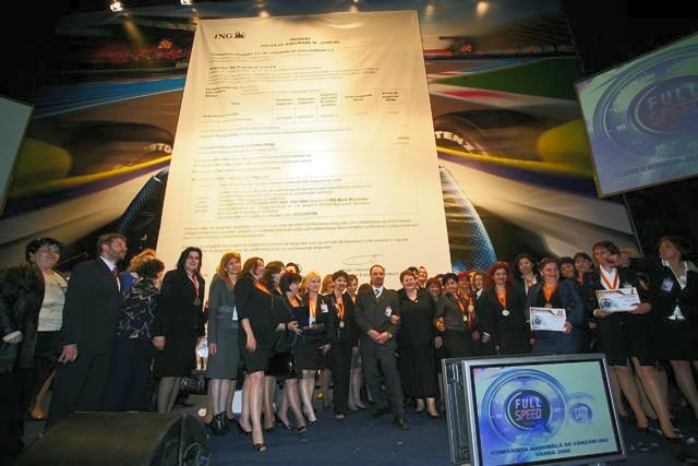  Largest legal document-world record set by ING Life Insurance Romania