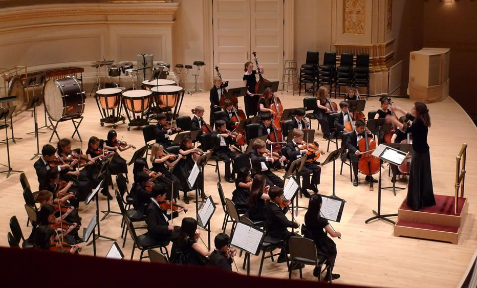 Youngest String Orchestra to Play at Carnegie Hall-world record set by South Pasadena Children's Orchestra