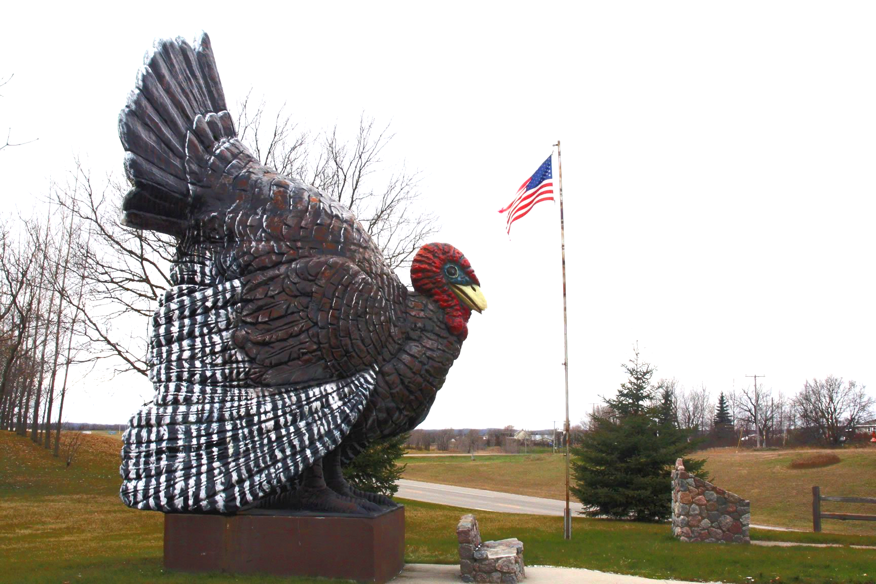 
Largest monument to the Turkey: Frazee's 'Big Tom' sets world record