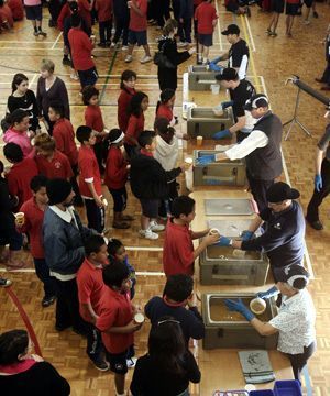  Largest bowl of soup-world record set by The Manukau Big Soup
 