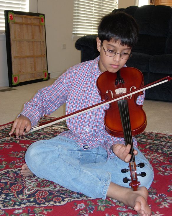 Youngest Person Performing Carnatic Music on the Violin: World Record set by Sandeep N Bharadwaj
