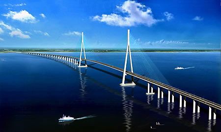  Longest cable-stayed bridge, the Sutong Bridge sets world record