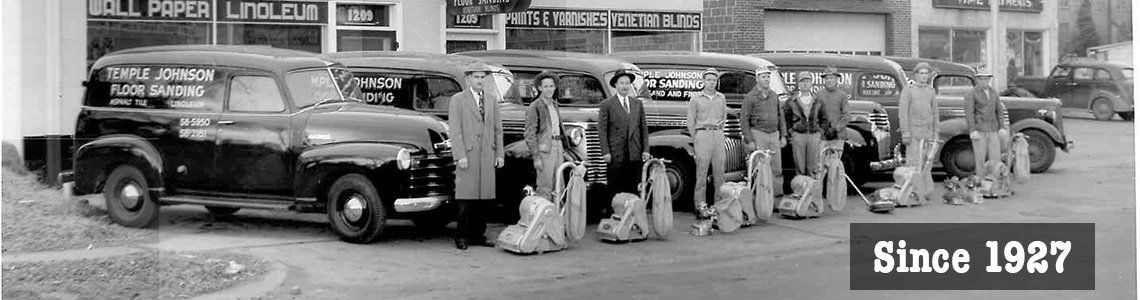 Old Picture Since 1927 — Oklahoma City, OK — Temple Johnson Floor Company