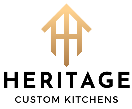 Heritage Custom Kitchens Logo – Handcrafted, timeless kitchen designs emphasizing quality and elegance.