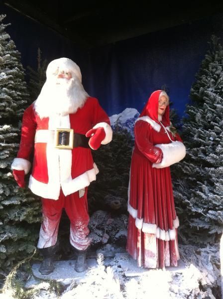Santa Clause and Mrs. Clause