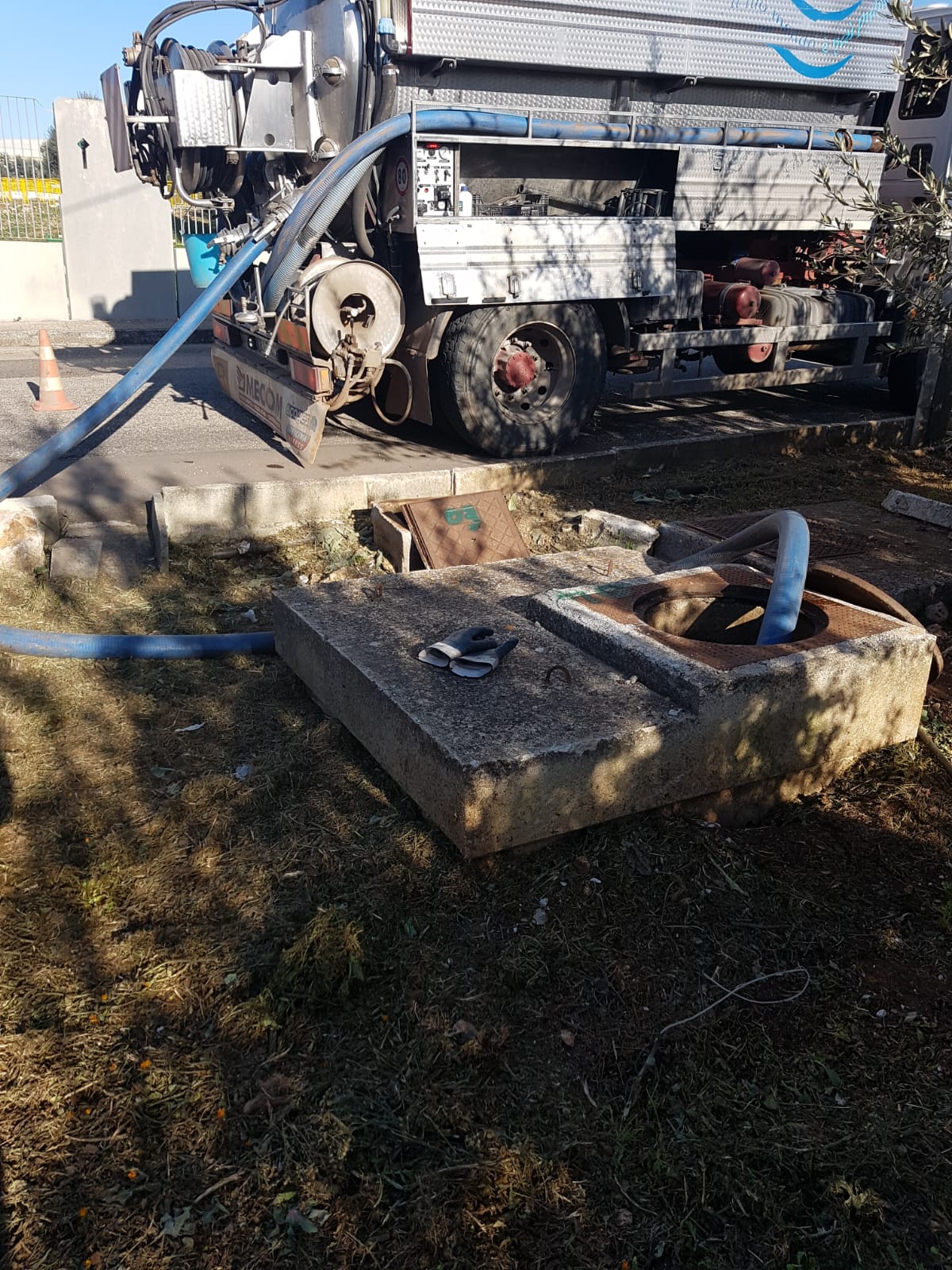 operazione di spurgo