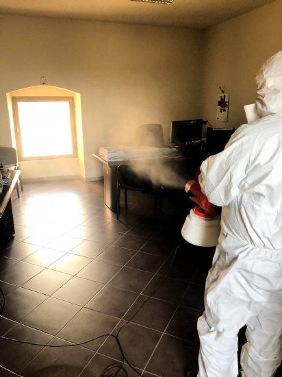 Disinfestazione di una stanza