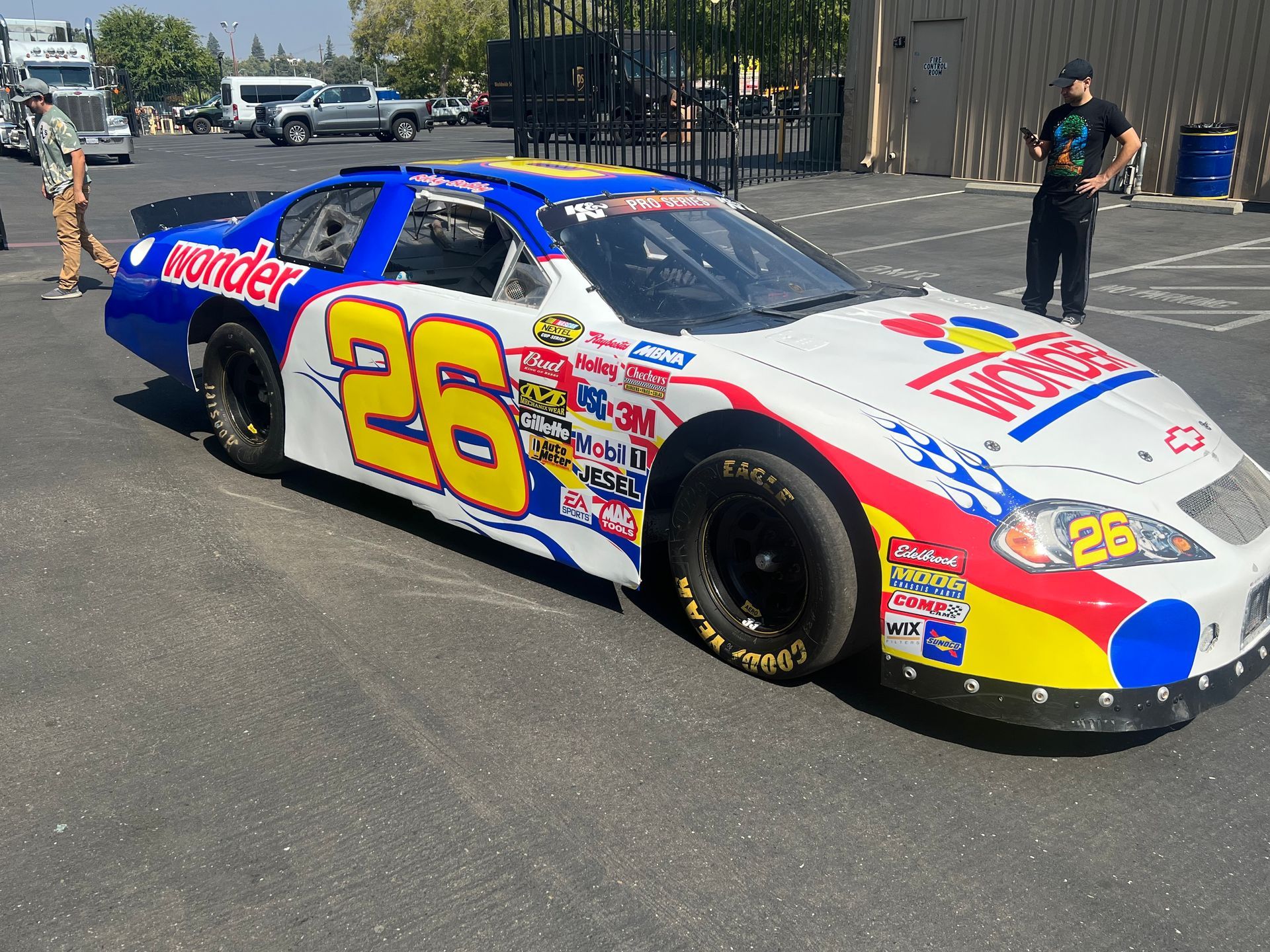 a race car with the number 26 on it
