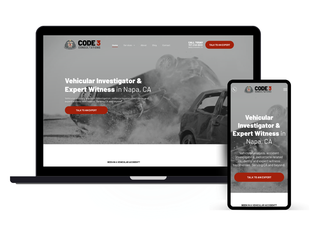 affordable custom web design - expert witness