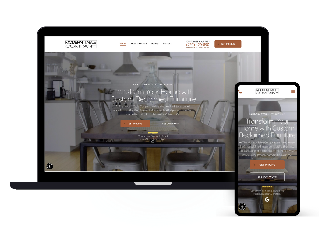 custom furniture maker - oshkosh wi