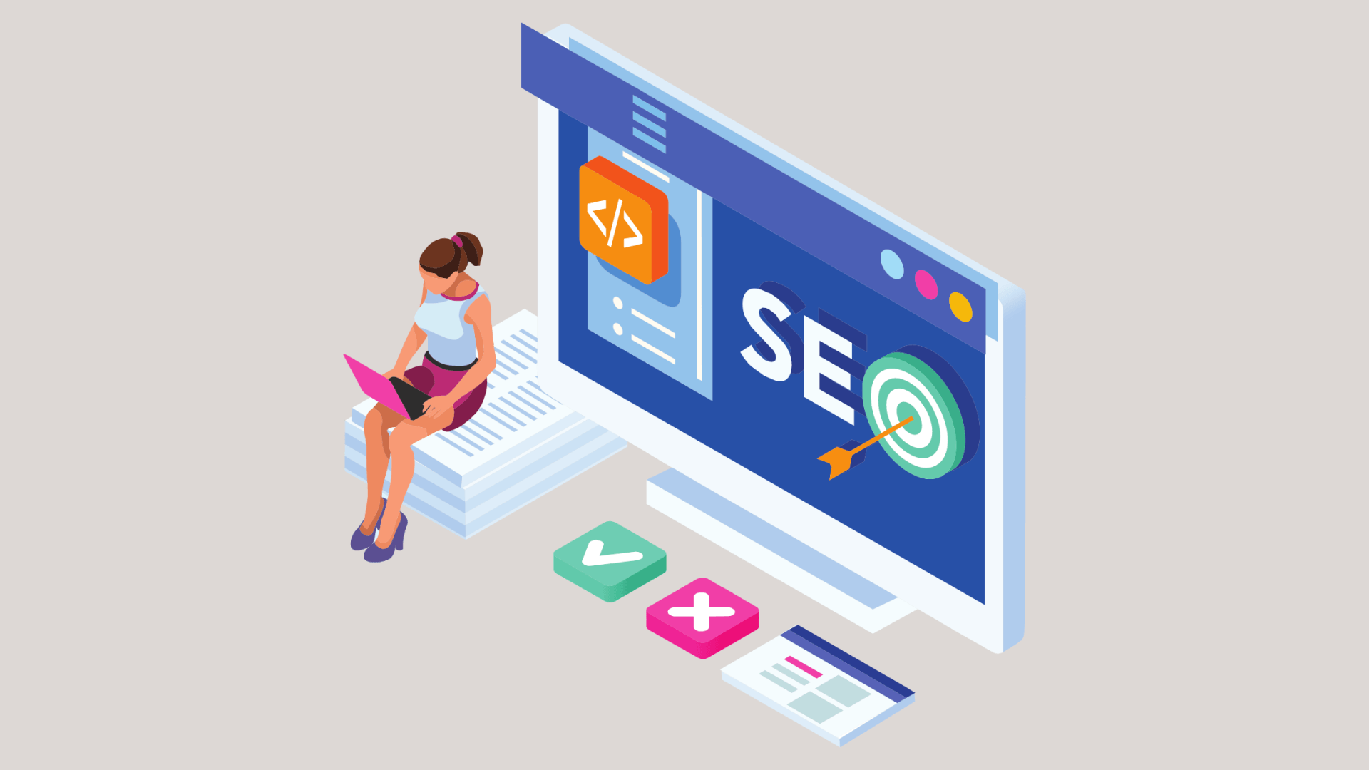seo services - illustration for search engine optimization