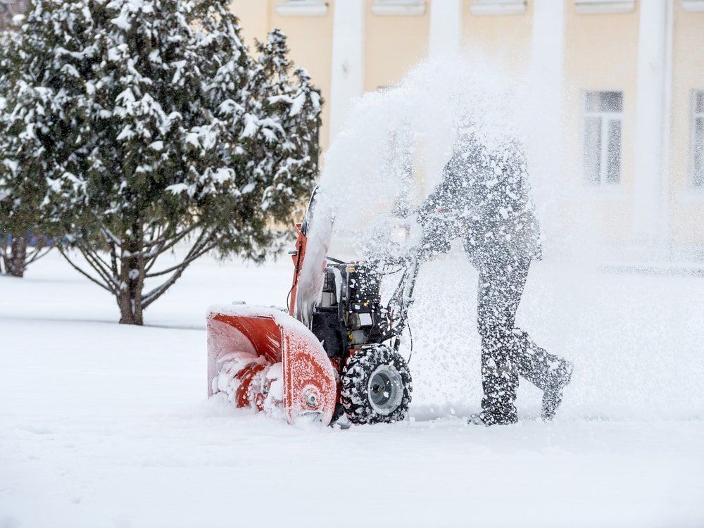 Snow blowing in Carson City