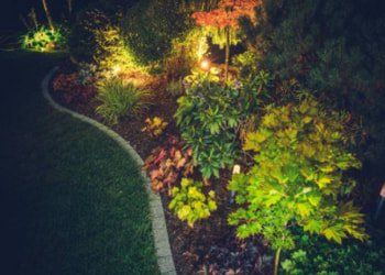 Toadstool outdoor lighting in local Carson City residential home