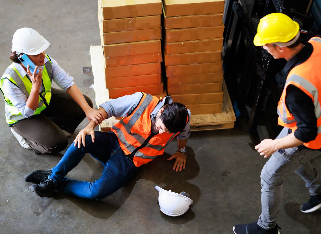 Two people in business attire at a table; one signing a document, another holding it.
