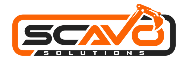 A logo for a company called scavo solutions