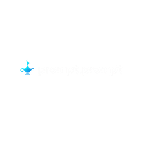 Blue genie lamp logo with white text.