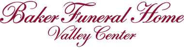 Baker Funeral Home text.