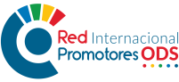Un logotipo colorido para promotores internacionales rojos ods