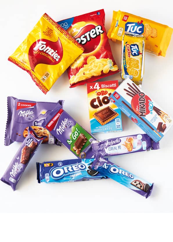 snack per distributori automatici
