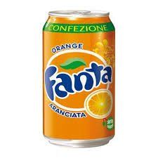 lattina di aranciata Fanta