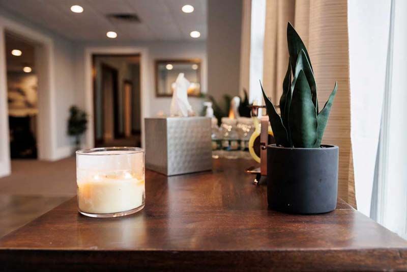 Interior and exterior photos of Cusick Funeral Home in Somerville, NJ