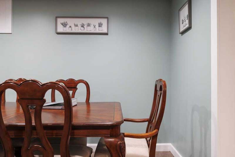 Interior and exterior photos of Cusick Funeral Home in Somerville, NJ