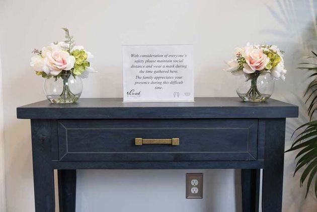 Decor at Cusick Funeral Home