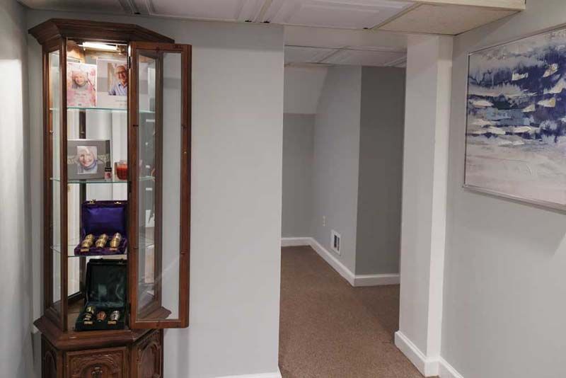 Interior and exterior photos of Cusick Funeral Home in Somerville, NJ