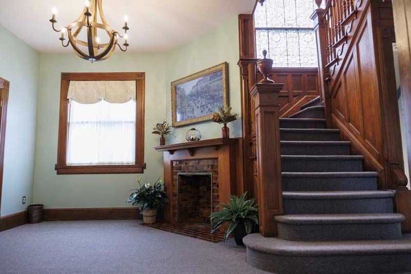 Interior and exterior photos of Cusick Funeral Home in Somerville, NJ