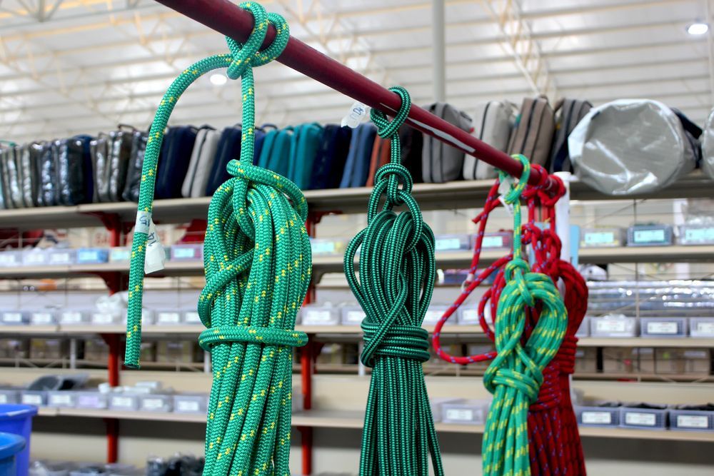 Ropes of Green and Red Are Knotted — Tolga Traders in Tolga, QLD
