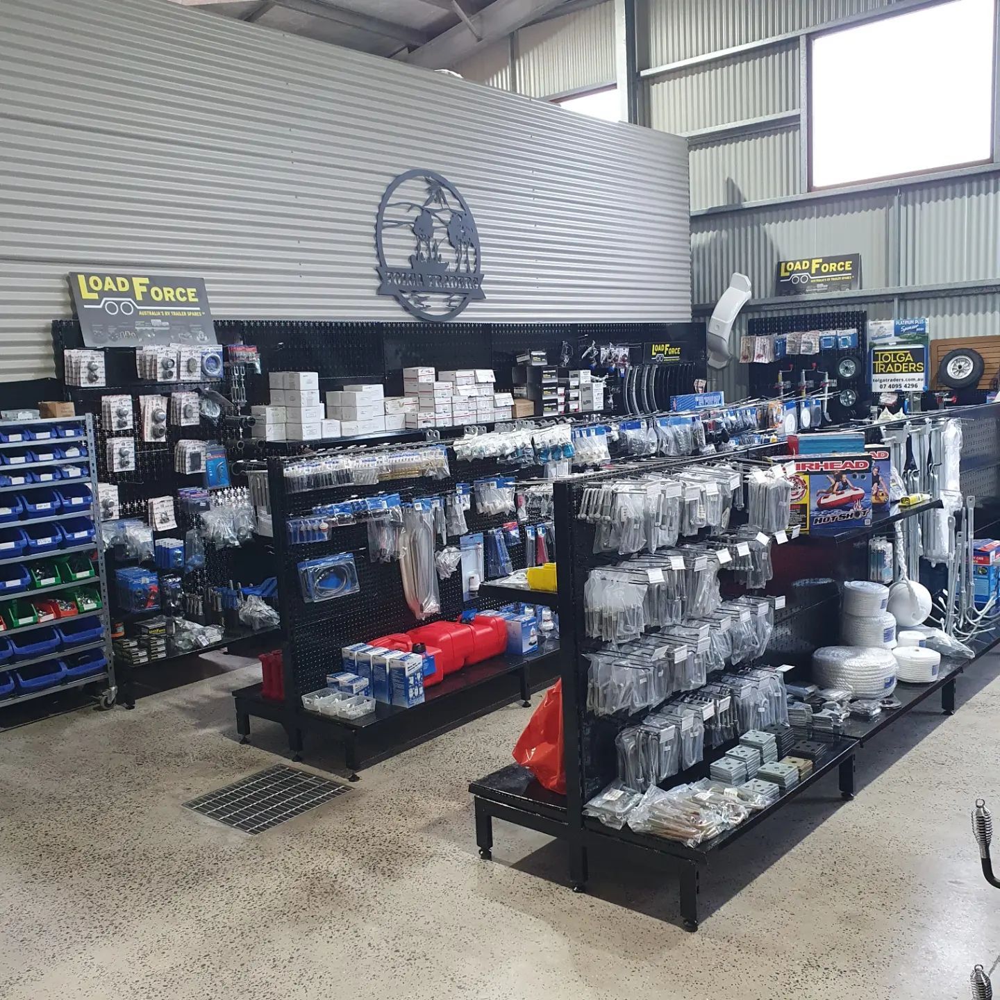 Interior View of a Hardware Store Displaying Various Tools — Tolga Traders in Tolga, QLD