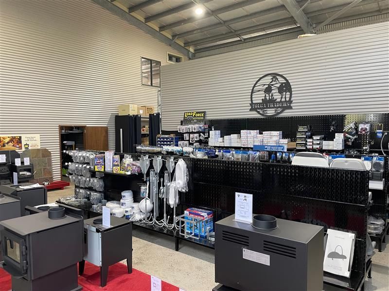 Inside a Store, Wood Stoves and Accessories — Tolga Traders in Tolga, QLD